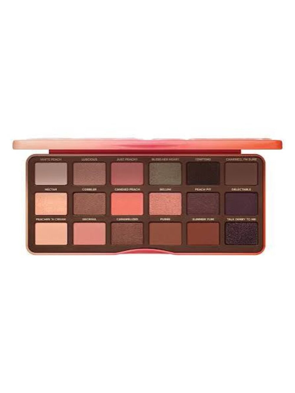 Too Faced Sweet Peach Eyeshadow Palette 18 Shades Matte/Shimmer Mirror 0.54 oz